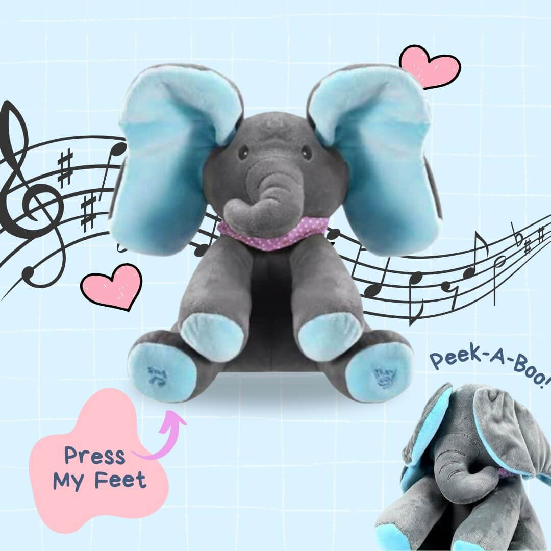 Peek-A-Boo Elephant™ Interactive Plush Toy