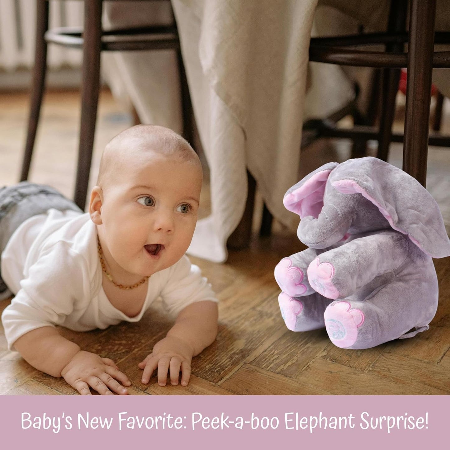 Peek-A-Boo Elephant™ Interactive Plush Toy