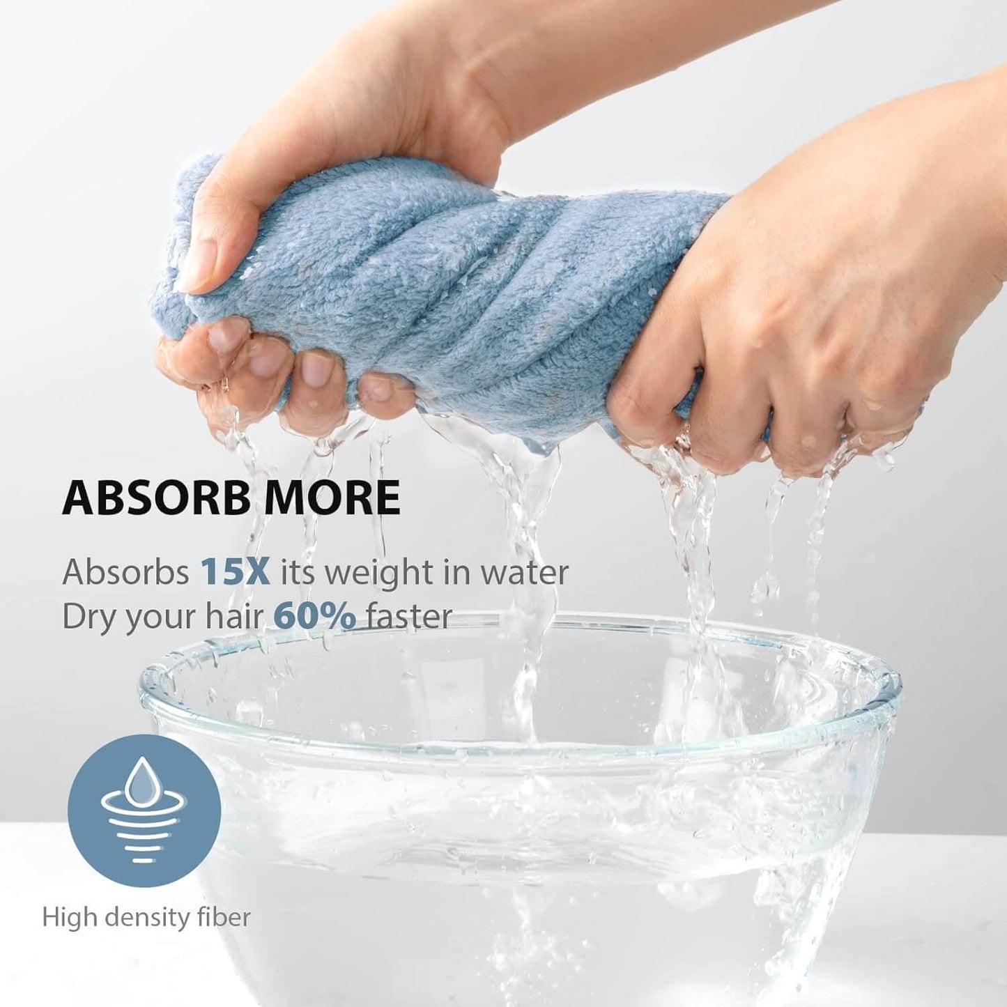 QuickDry™ - Microfiber Fast Hair Drying Towel