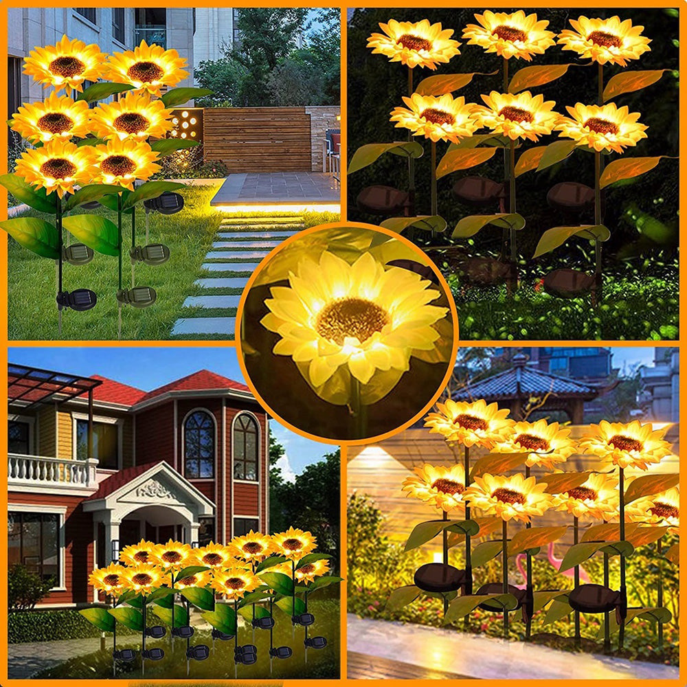 Solar Sunflower Light