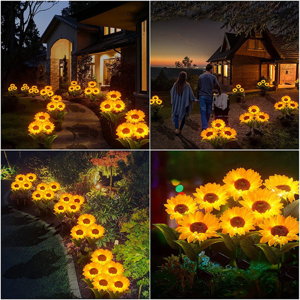 Solar Sunflower Light