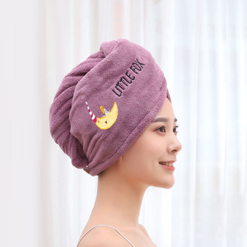 QuickDry™ - Microfiber Hair Drying Towel