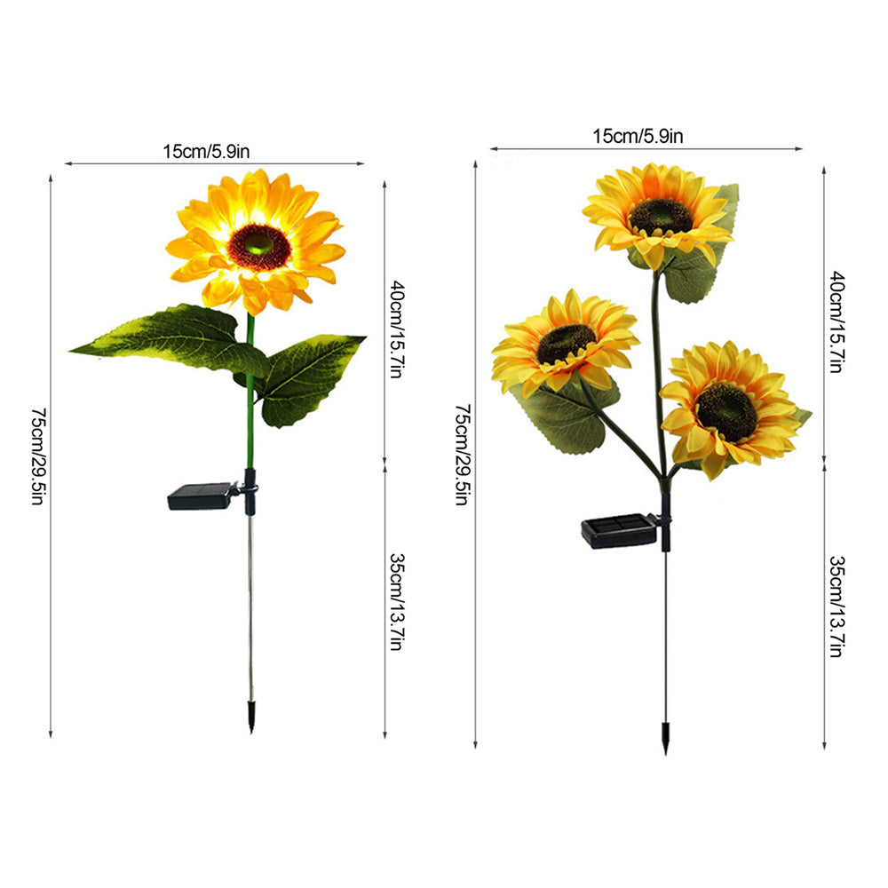 Solar Sunflower Light