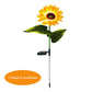 Solar Sunflower Light