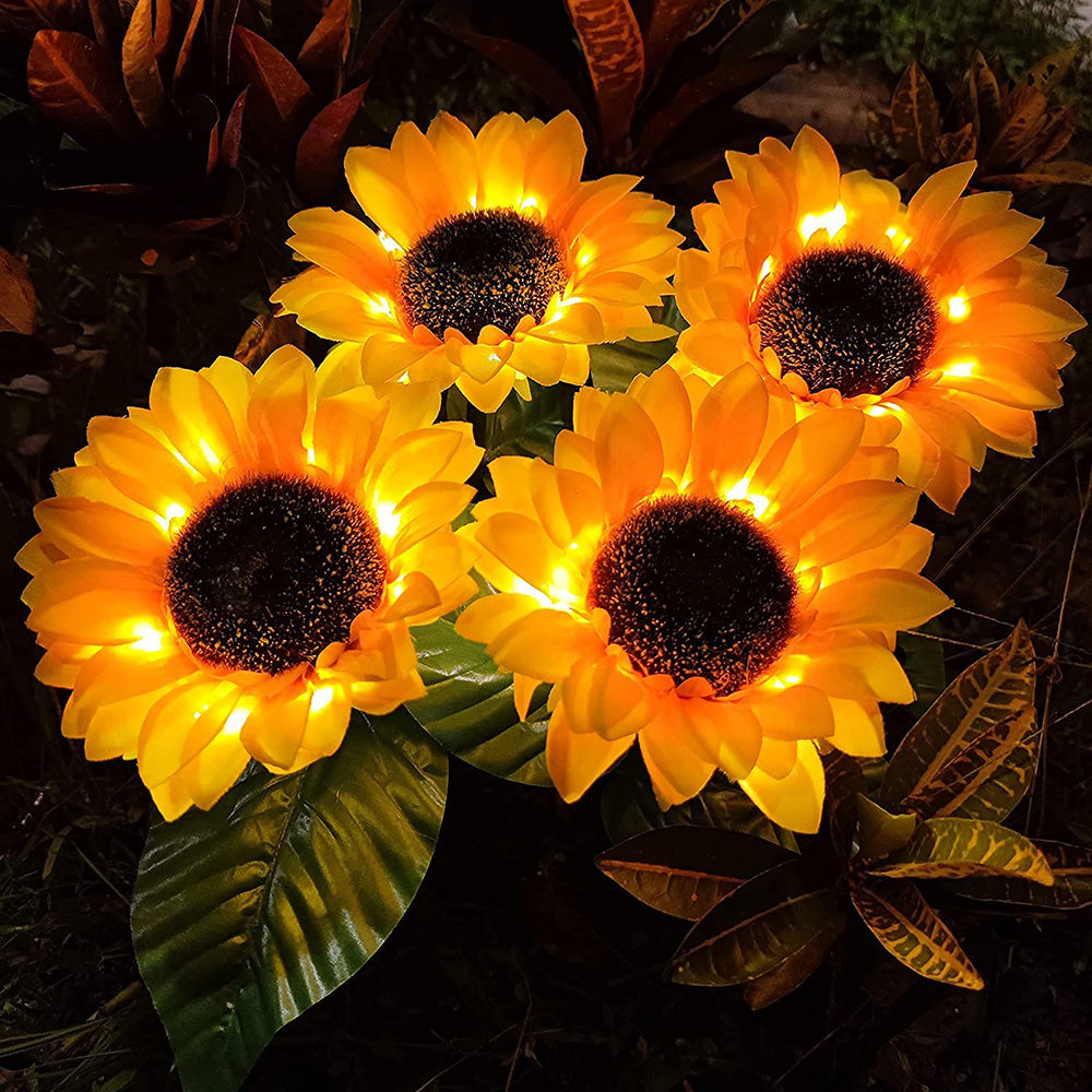 Solar Sunflower Light