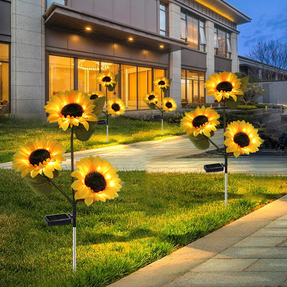 Solar Sunflower Light