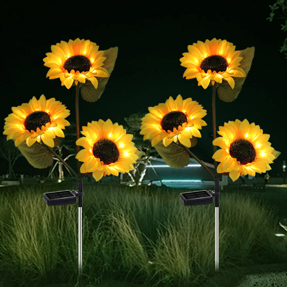 Solar Sunflower Light