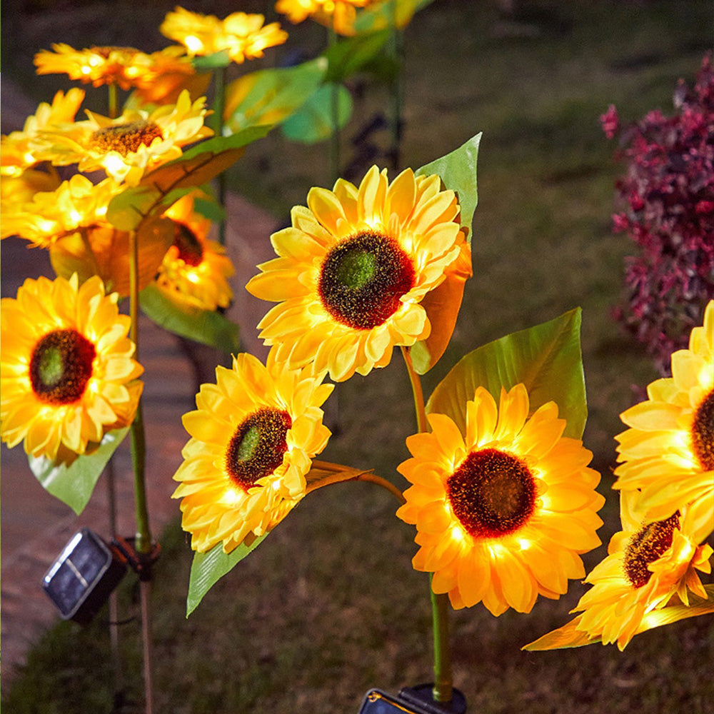 Solar Sunflower Light