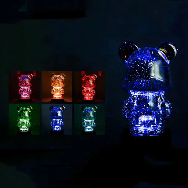 3D Firework Bear Lamp