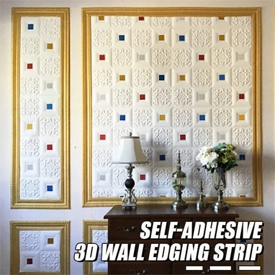 Self-Adhesive 3D Wall Edging Strip