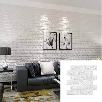 10Pcs 3D Peel and Stick Wall Tiles(30x30cm)