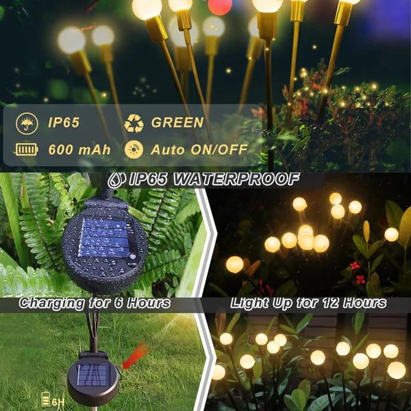 (Last Day 50% OFF) Solar Powered Firefly Lights