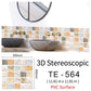 10Pcs 3D Peel and Stick Wall Tiles(30x30cm)