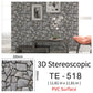 10Pcs 3D Peel and Stick Wall Tiles(30x30cm)