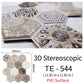 10Pcs 3D Peel and Stick Wall Tiles(30x30cm)