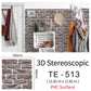 10Pcs 3D Peel and Stick Wall Tiles(30x30cm)