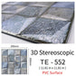 10Pcs 3D Peel and Stick Wall Tiles(30x30cm)