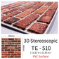 10Pcs 3D Peel and Stick Wall Tiles(30x30cm)